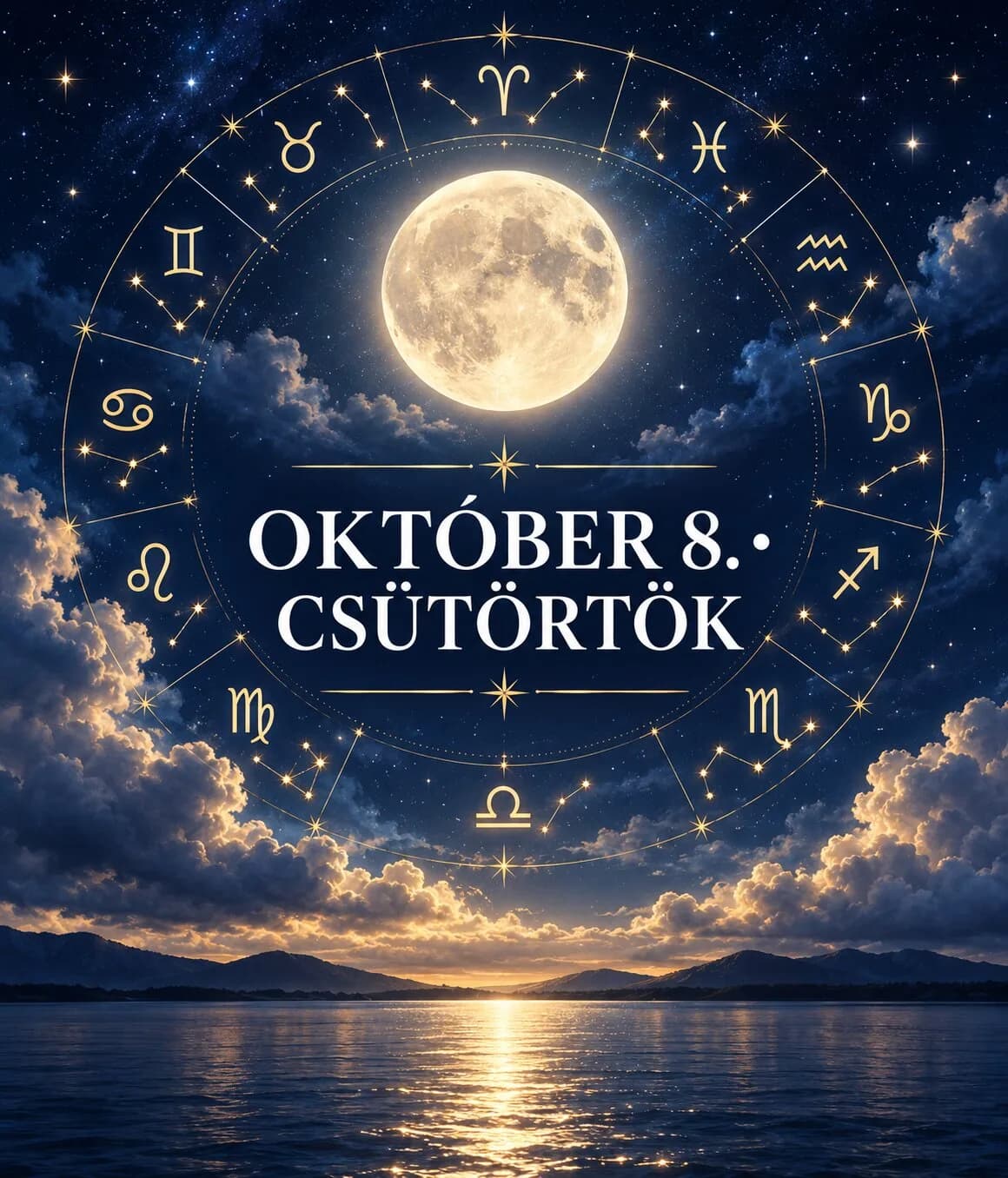 Csütörtöki horoszkóp, 2026. október 8.: egy apró döntés ma több jegynek is megkönnyebbülést hozhat